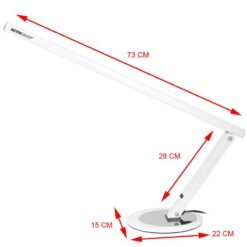 LED-pöytävalaisin SLIM, valkoinen LED-pöytävalaisin SLIM, valkoinen