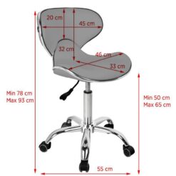 Gabbiano Q-4599 työtuoli, harmaa Gabbiano Q-4599 työtuoli, harmaa