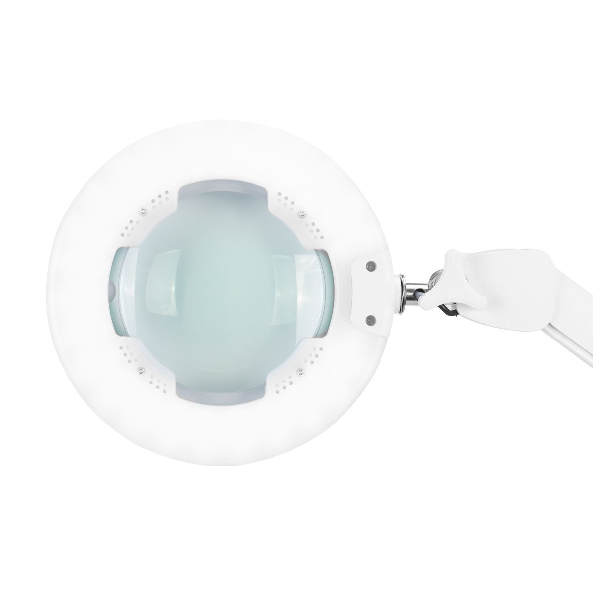 Glow 8021 LED-suurennuslamppu pöytä kiinnityksellä, valkoinen Glow 8021 LED-suurennuslamppu pöytä kiinnityksellä, valkoinen