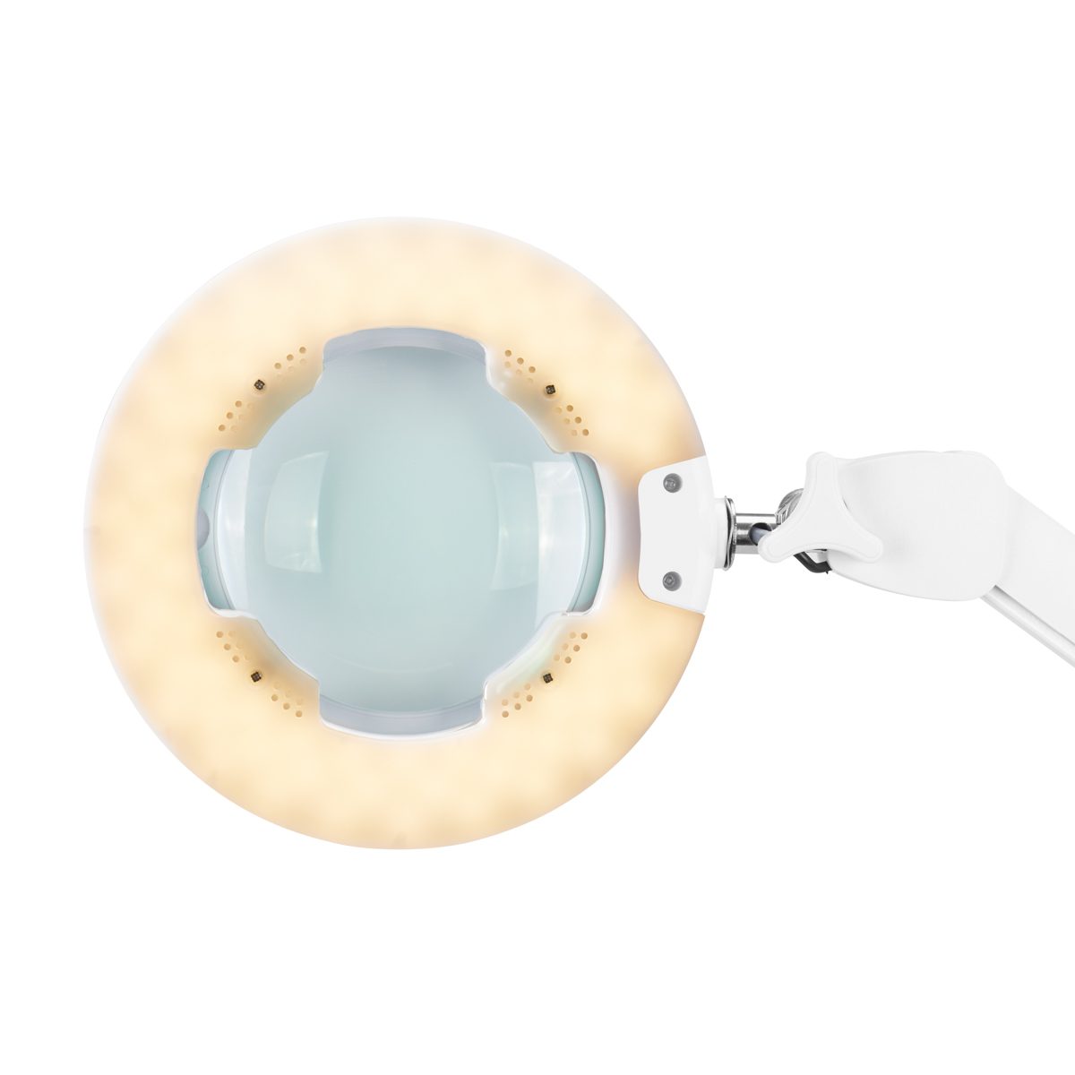 Glow 8021 LED-suurennuslamppu pöytä kiinnityksellä, valkoinen Glow 8021 LED-suurennuslamppu pöytä kiinnityksellä, valkoinen