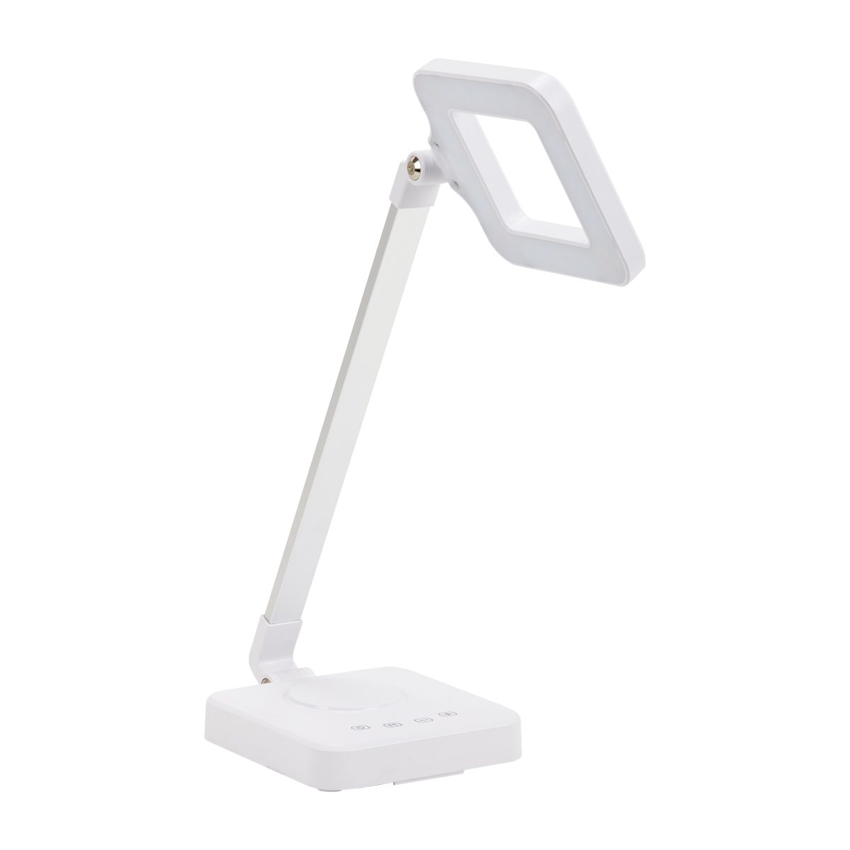 Pöytävalaisin Elegante LED Square 804, valkoinen Pöytävalaisin Elegante LED Square 804, valkoinen