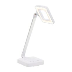 Pöytävalaisin Elegante LED Square 804, valkoinen Pöytävalaisin Elegante LED Square 804, valkoinen