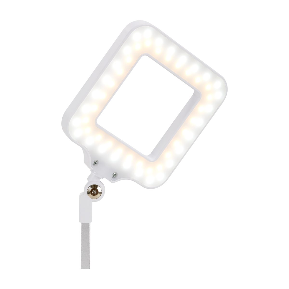Pöytävalaisin Elegante LED Square 804, valkoinen Pöytävalaisin Elegante LED Square 804, valkoinen