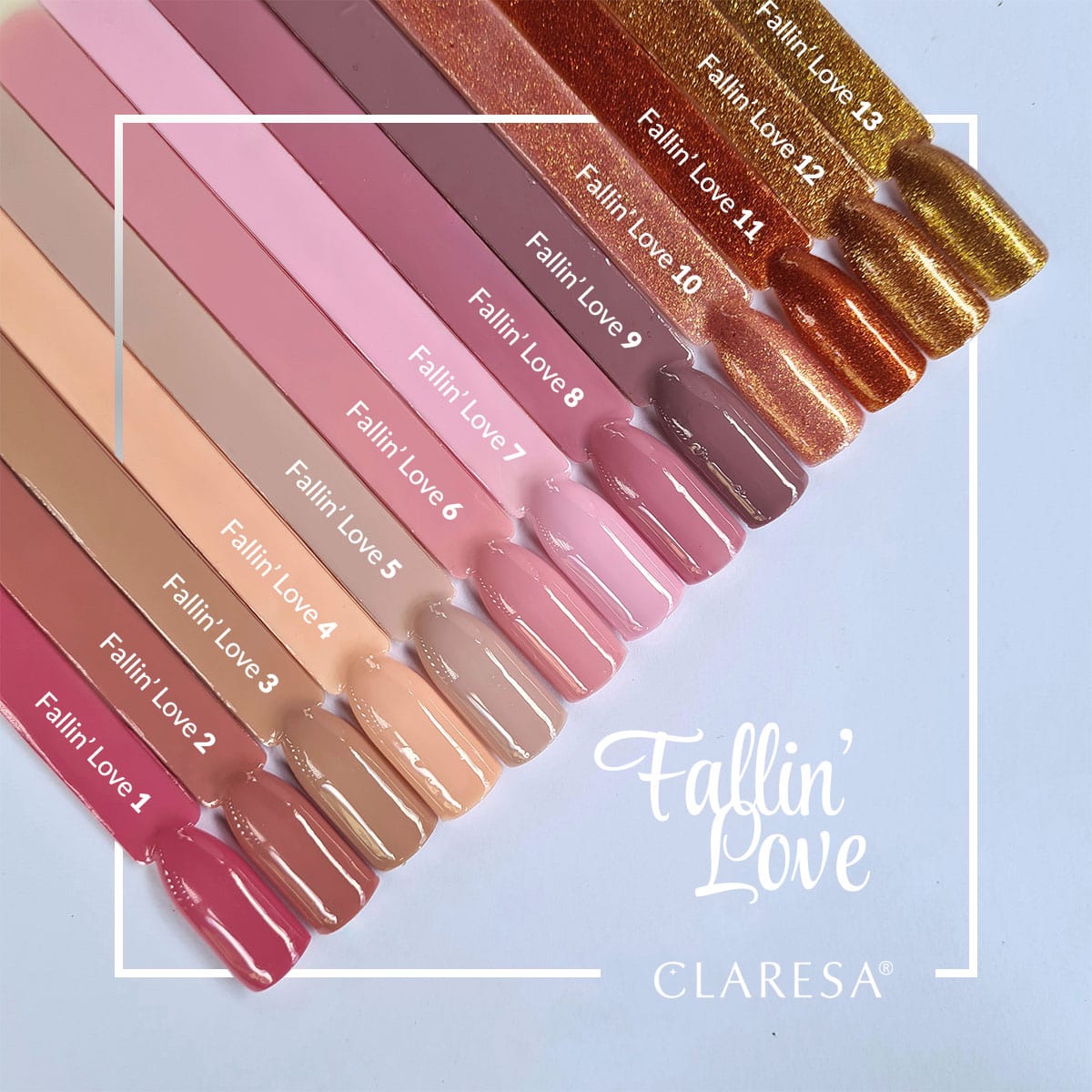 CLARESA FALLIN’ LOVE 8 hybridilakka, 5 ml CLARESA FALLIN' LOVE 8 hybridilakka, 5 ml