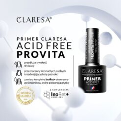 Claresa Acid Free PROVITA Primer 5 ml CLARESA TOP DIAMOND NO WIPE 5 ml