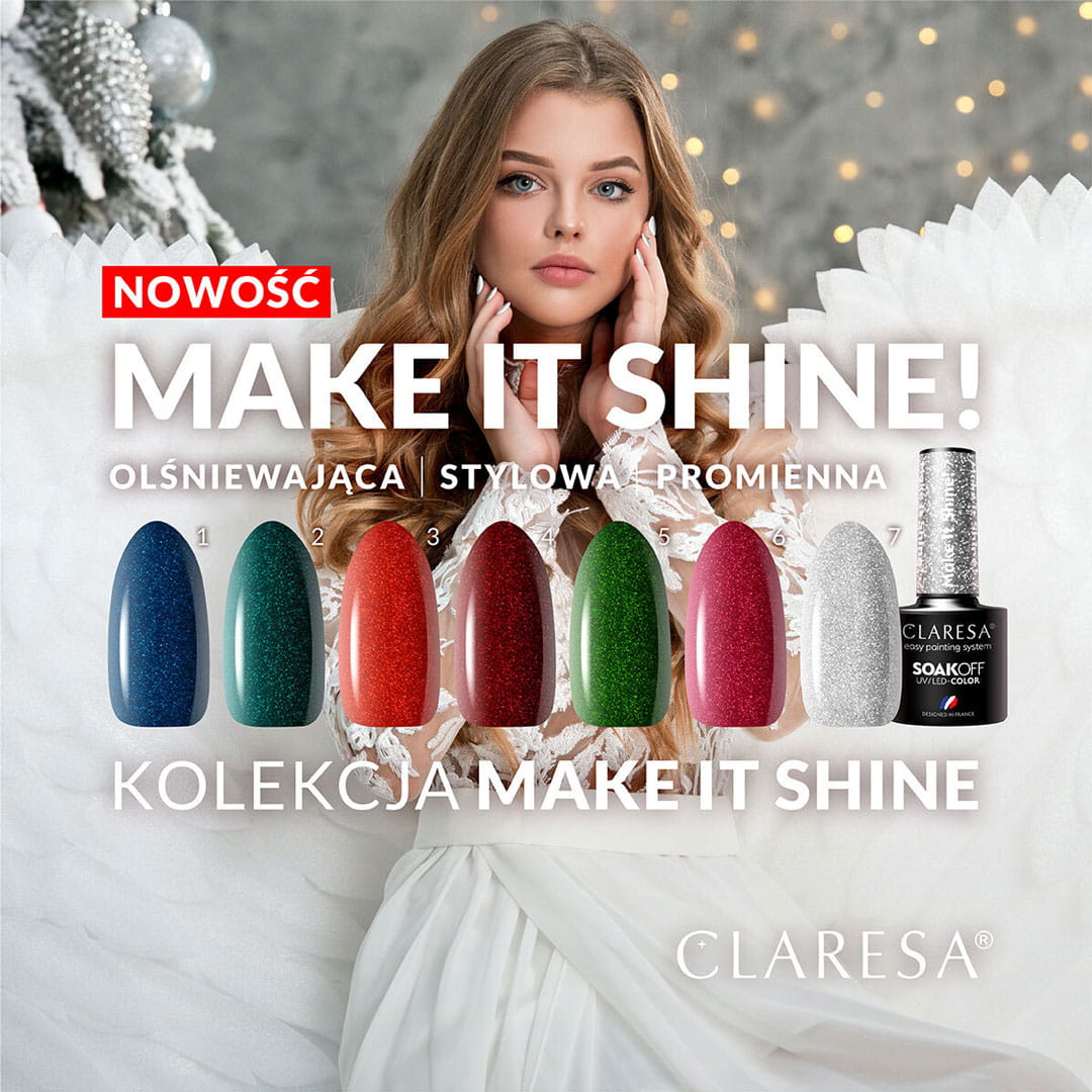 CLARESA Make It Shine! 1 hybridilakka, 5 ml CLARESA Make It Shine! 1 hybridilakka, 5 ml