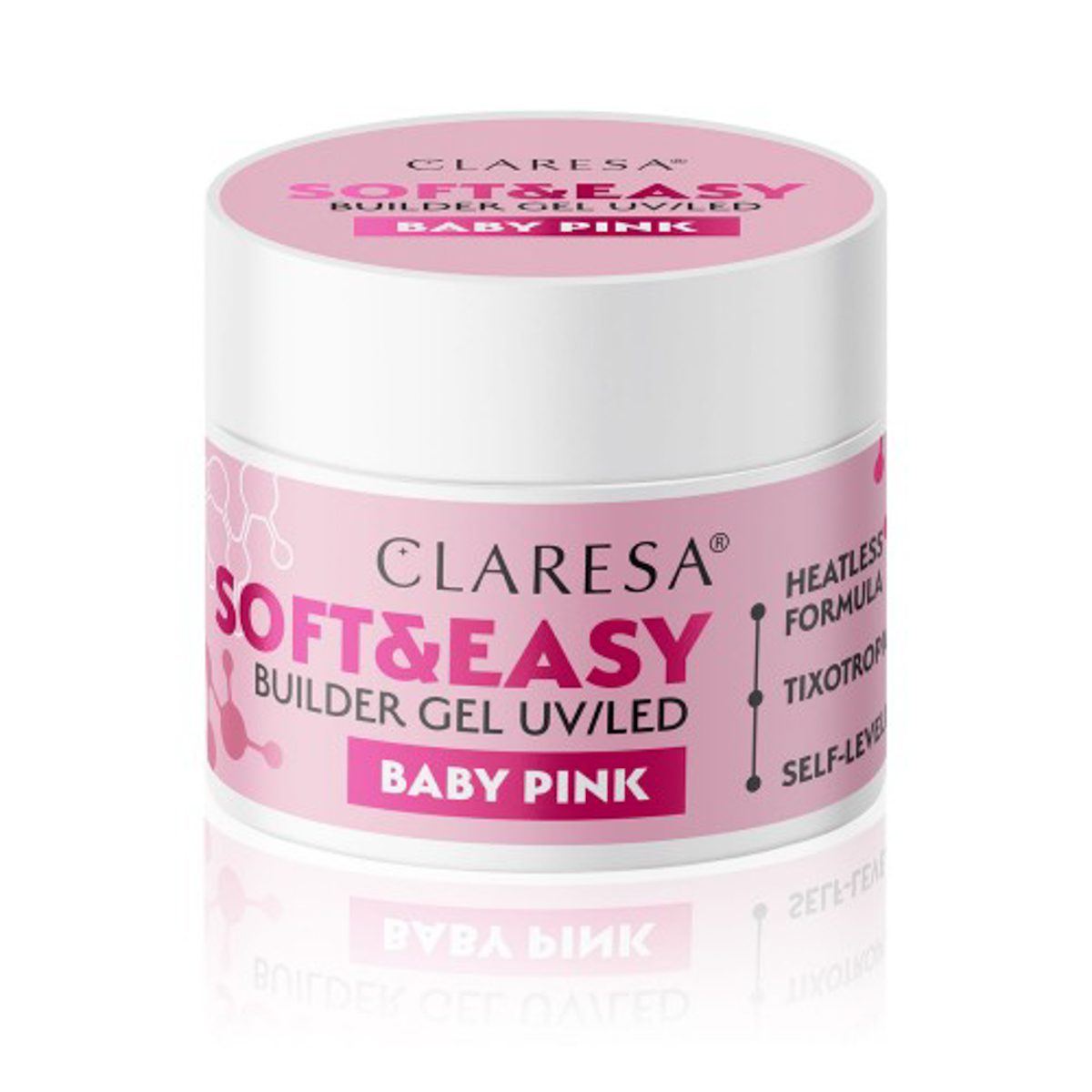 Claresa Soft&Easy BUILDER GEL BABY PINK 45g Claresa Soft&Easy BUILDER GEL BABY PINK 45g