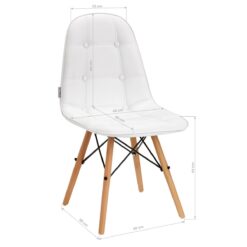Kampaamotuoli QS-185, valkoinen Kampaamotuoli QS-185, valkoinen