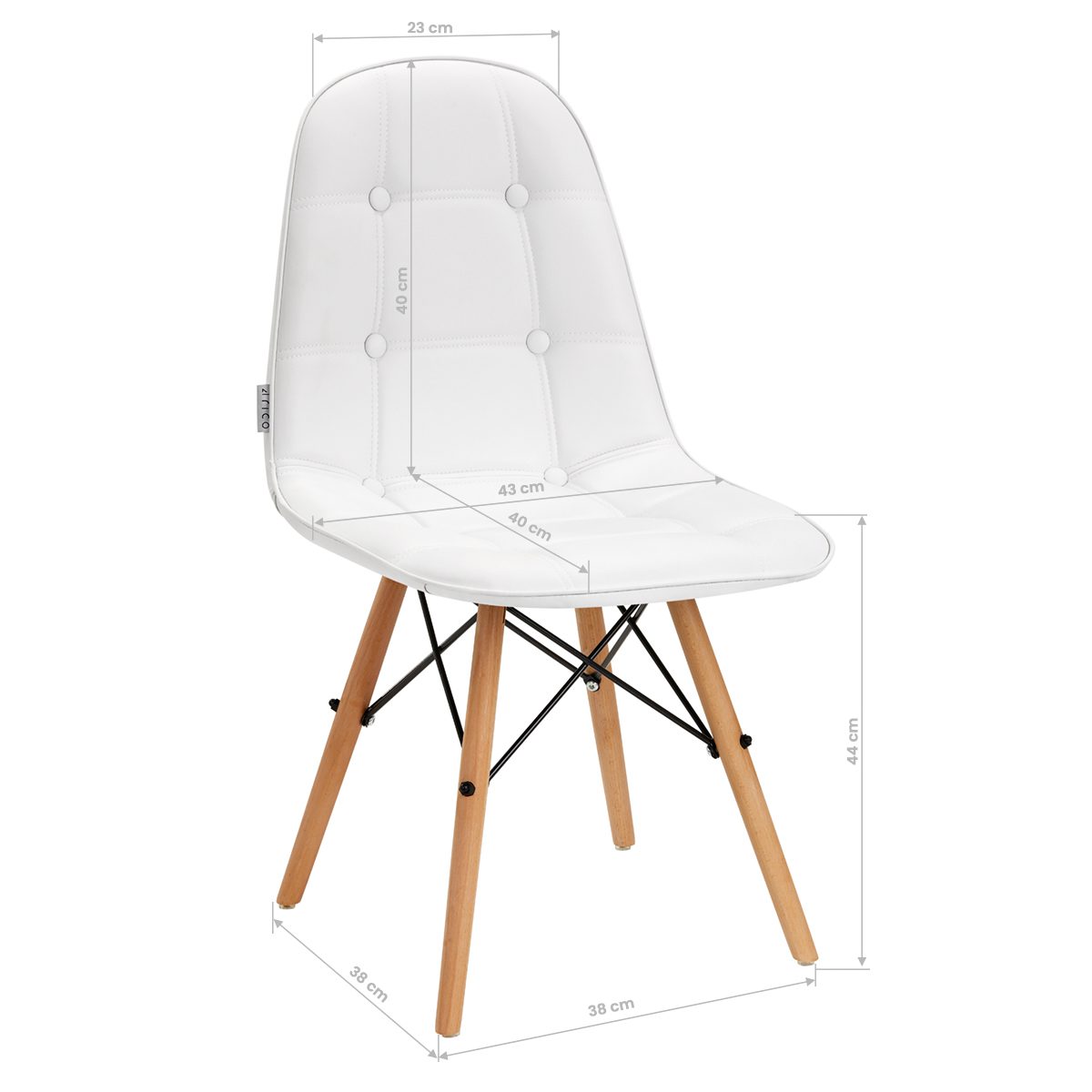 Kampaamotuoli QS-185, valkoinen Kampaamotuoli QS-185, valkoinen