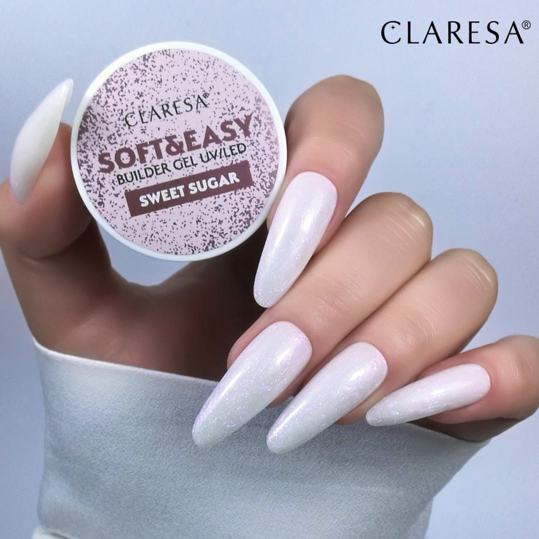 Claresa SOFT&EASY Builder Gel Sweet Sugar, rakennusgeeli, 12 g Claresa SOFT&EASY Builder Gel Sweet Sugar, rakennusgeeli, 12 g