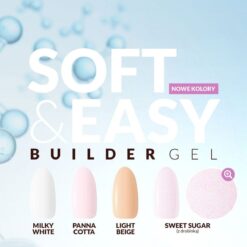 Claresa SOFT&EASY Builder Gel, Light Beige, rakennusgeeli, 90 g Claresa SOFT&EASY Builder Gel, Light Beige, rakennusgeeli, 90 g