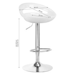 Baarituoli QS-B01, valkoinen Baarituoli QS-B01, valkoinen