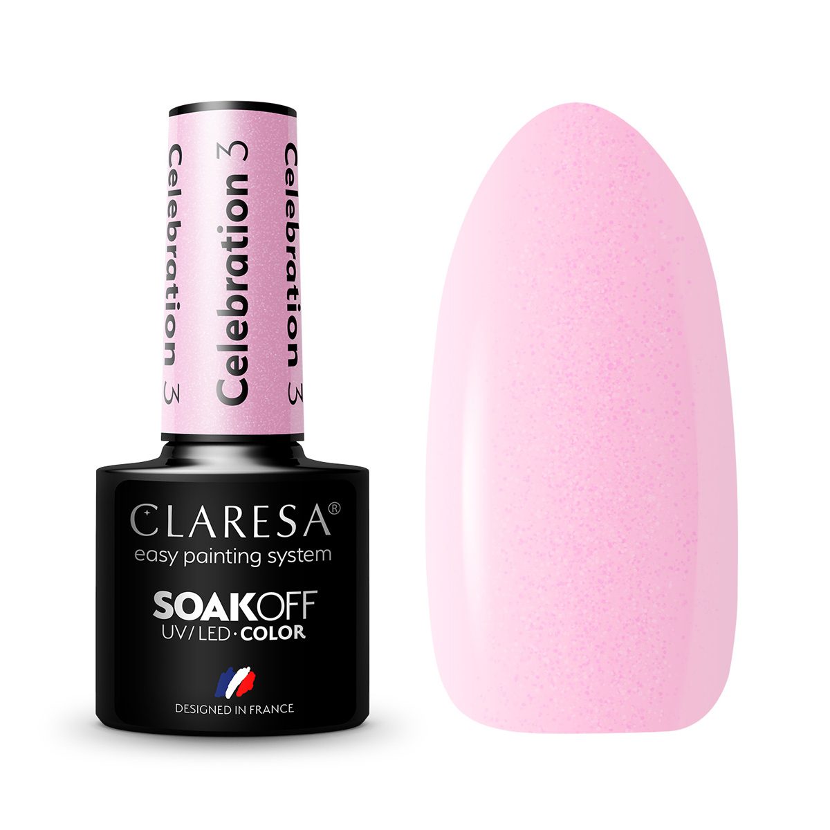 CLARESA CELEBRATION 3 hybridilakka, 5 ml CLARESA CELEBRATION 3 hybridilakka, 5 ml