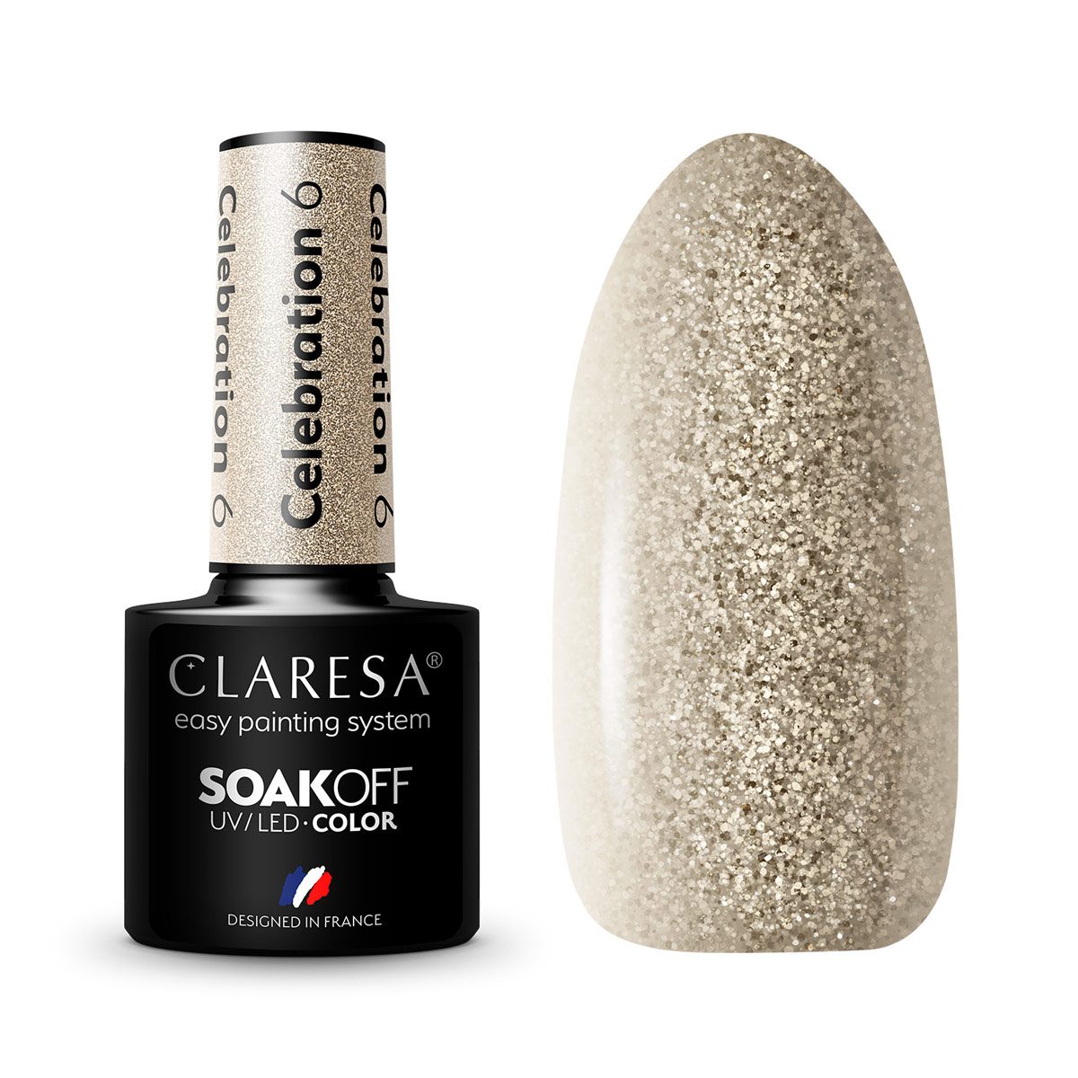 CLARESA CELEBRATION 6 hybridilakka, 5 ml CLARESA CELEBRATION 6 hybridilakka, 5 ml