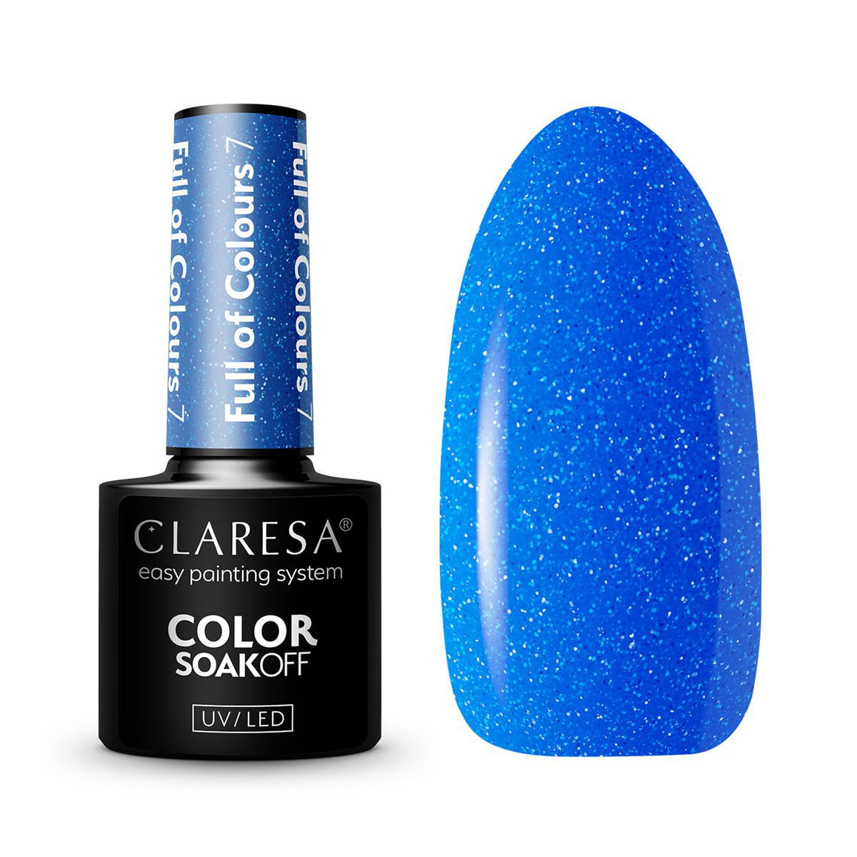 CLARESA Full of Colours 7 hybridilakka, 5 ml CLARESA Full of Colours 7 hybridilakka, 5 ml