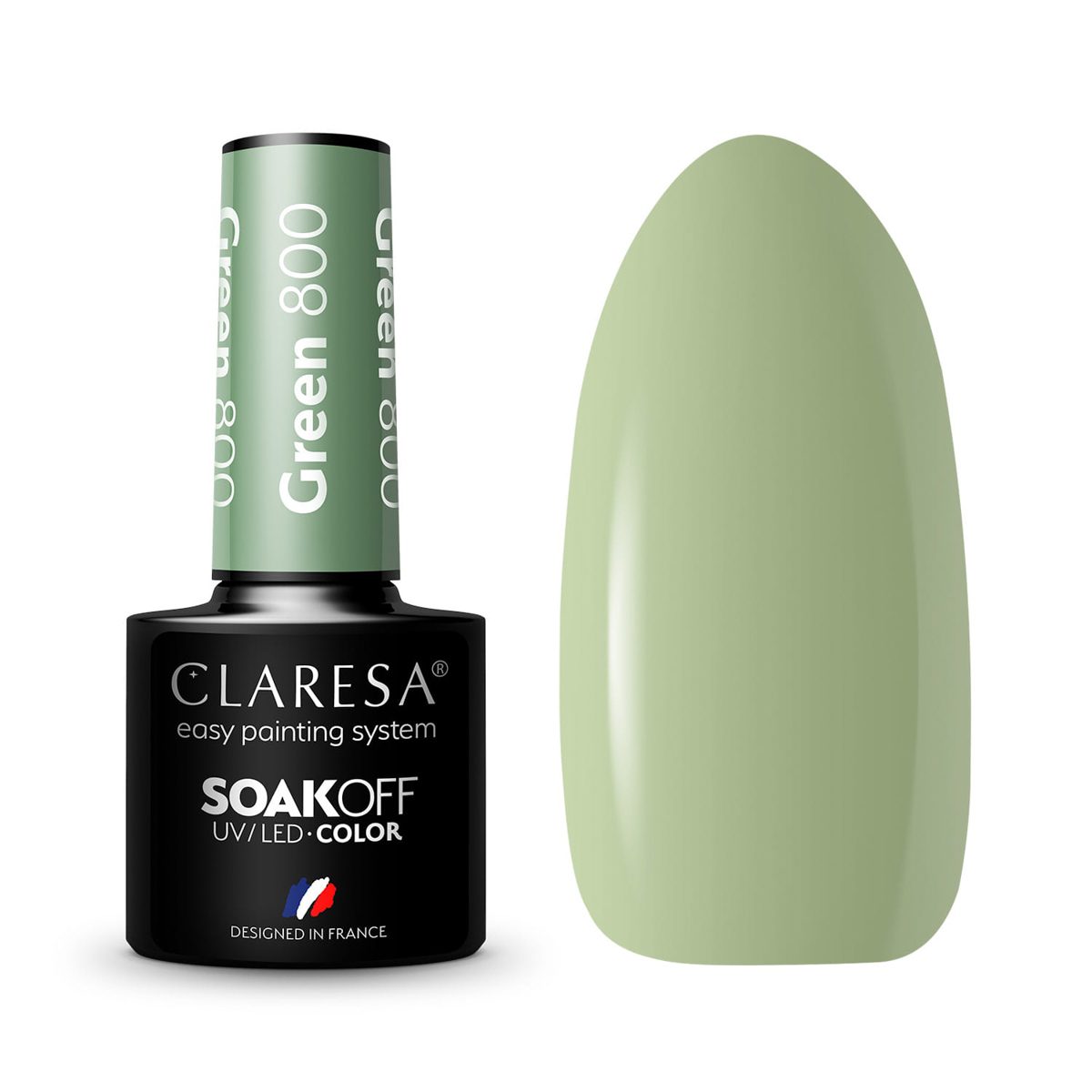 CLARESA GREEN 800 hybridilakka, 5 ml CLARESA GREEN 800 hybridilakka, 5 ml