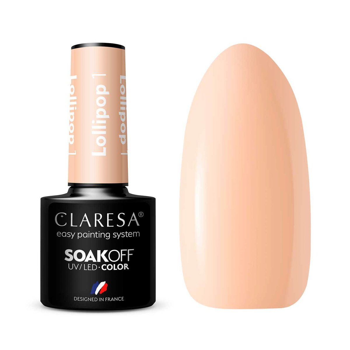 CLARESA LOLLIPOP 1 hybridilakka, 5 ml CLARESA LOLLIPOP 1 hybridilakka, 5 ml