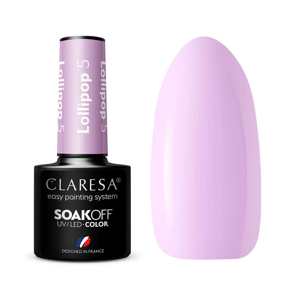 CLARESA LOLLIPOP 5 hybridilakka, 5 ml CLARESA LOLLIPOP 5 hybridilakka, 5 ml