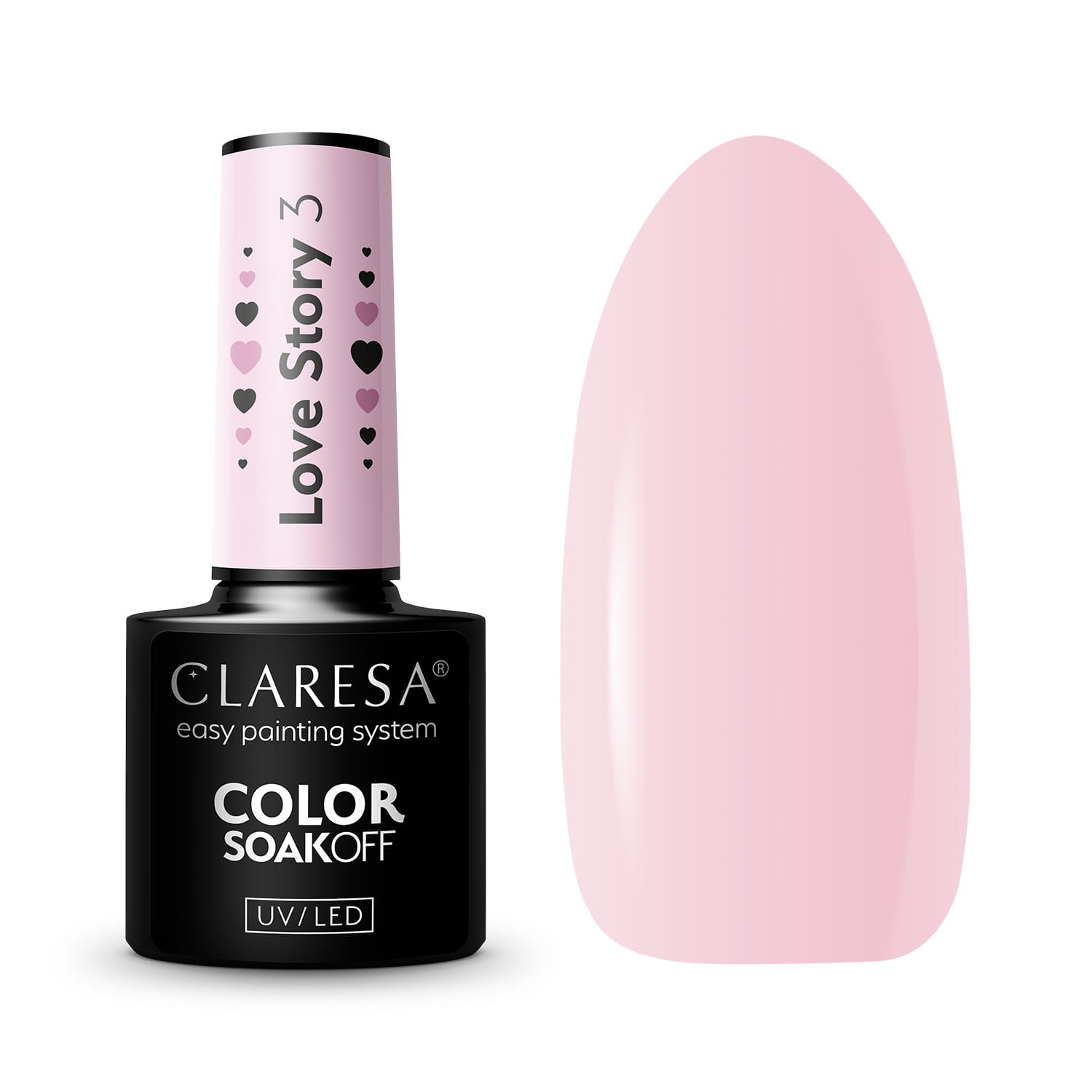 CLARESA Love Story 3 hybridilakka, 5 ml CLARESA Love Story 3 hybridilakka, 5 ml