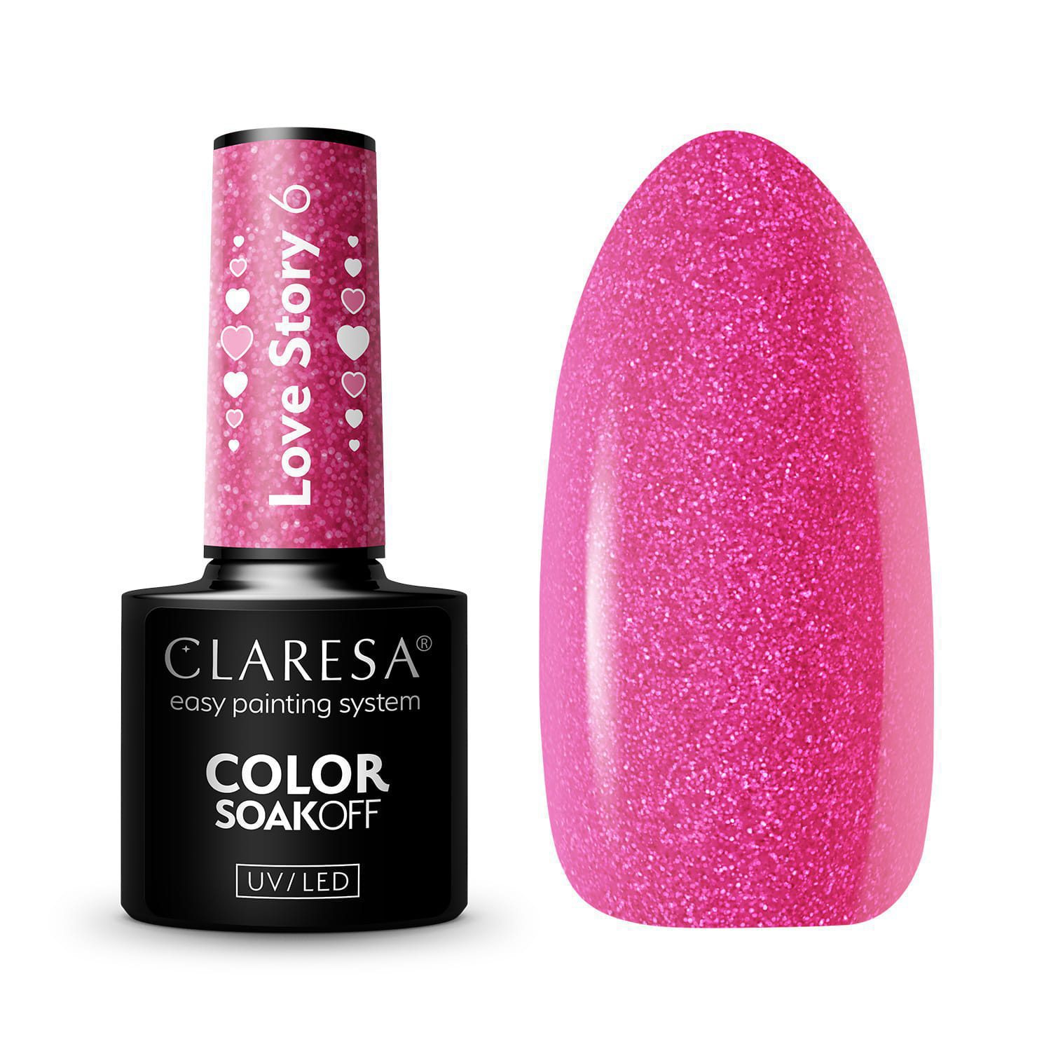 CLARESA Love Story 6 hybridilakka, 5 ml CLARESA Love Story 6 hybridilakka, 5 ml