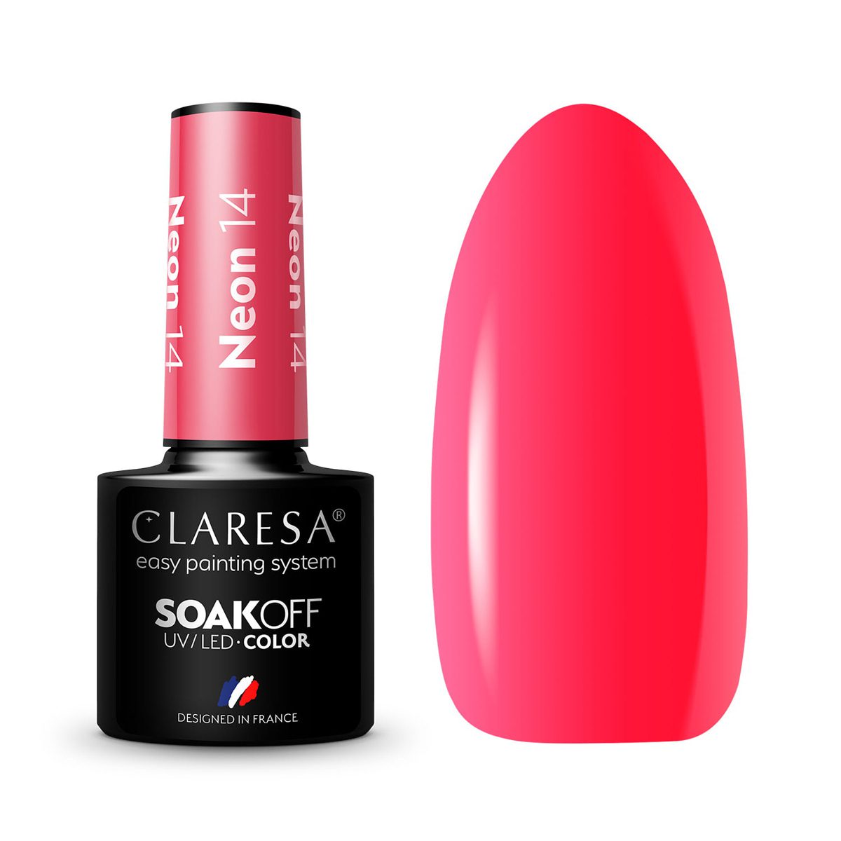 CLARESA NEON 14 hybridilakka, 5 ml CLARESA NEON 14 hybridilakka, 5 ml