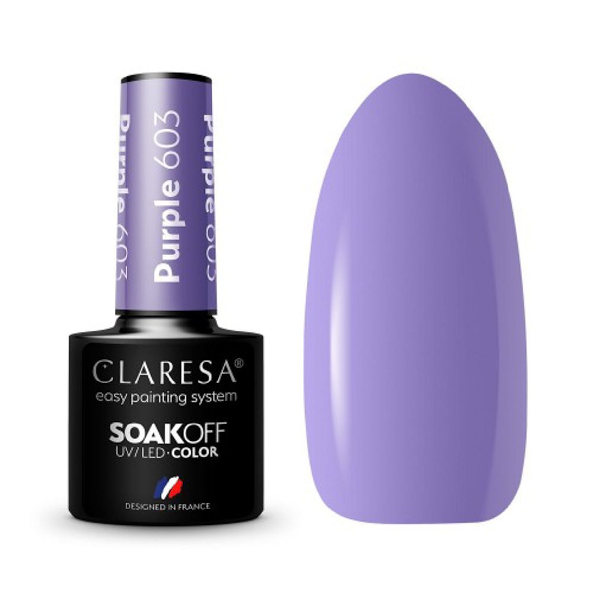 CLARESA PURPLE 603 hybridilakka, 5 ml CLARESA PURPLE 603 hybridilakka, 5 ml