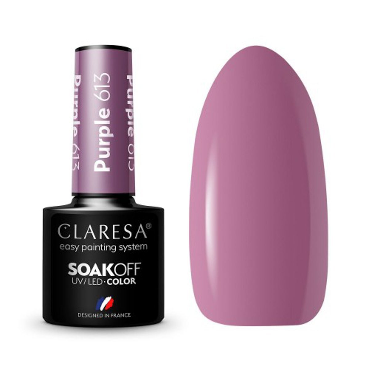 CLARESA PURPLE 613 hybridilakka, 5 ml CLARESA PURPLE 613 hybridilakka, 5 ml