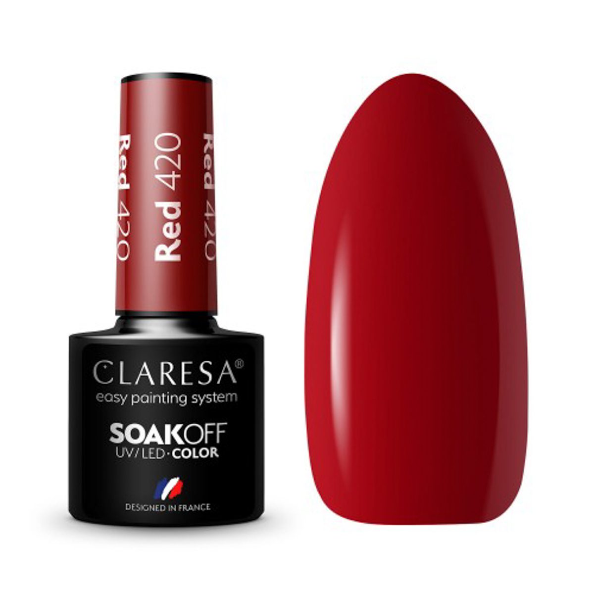 CLARESA RED 420 hybridilakka, 5 ml CLARESA RED 420 hybridilakka, 5 ml