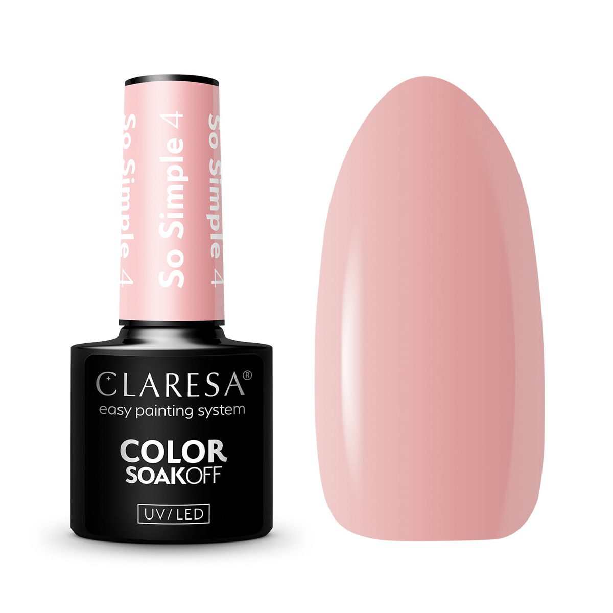 CLARESA So Simple 4 hybridilakka, 5 ml CLARESA So Simple 4 hybridilakka, 5 ml