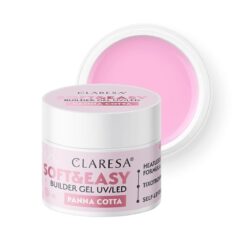 Claresa SOFT&EASY Builder Gel Panna Cotta, rakennusgeeli, 90 g Claresa SOFT&EASY Builder Gel Panna Cotta, rakennusgeeli, 90 g