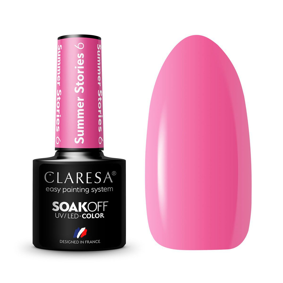 CLARESA SUMMER STORIES 6 hybridilakka, 5 ml CLARESA SUMMER STORIES 6 hybridilakka, 5 ml