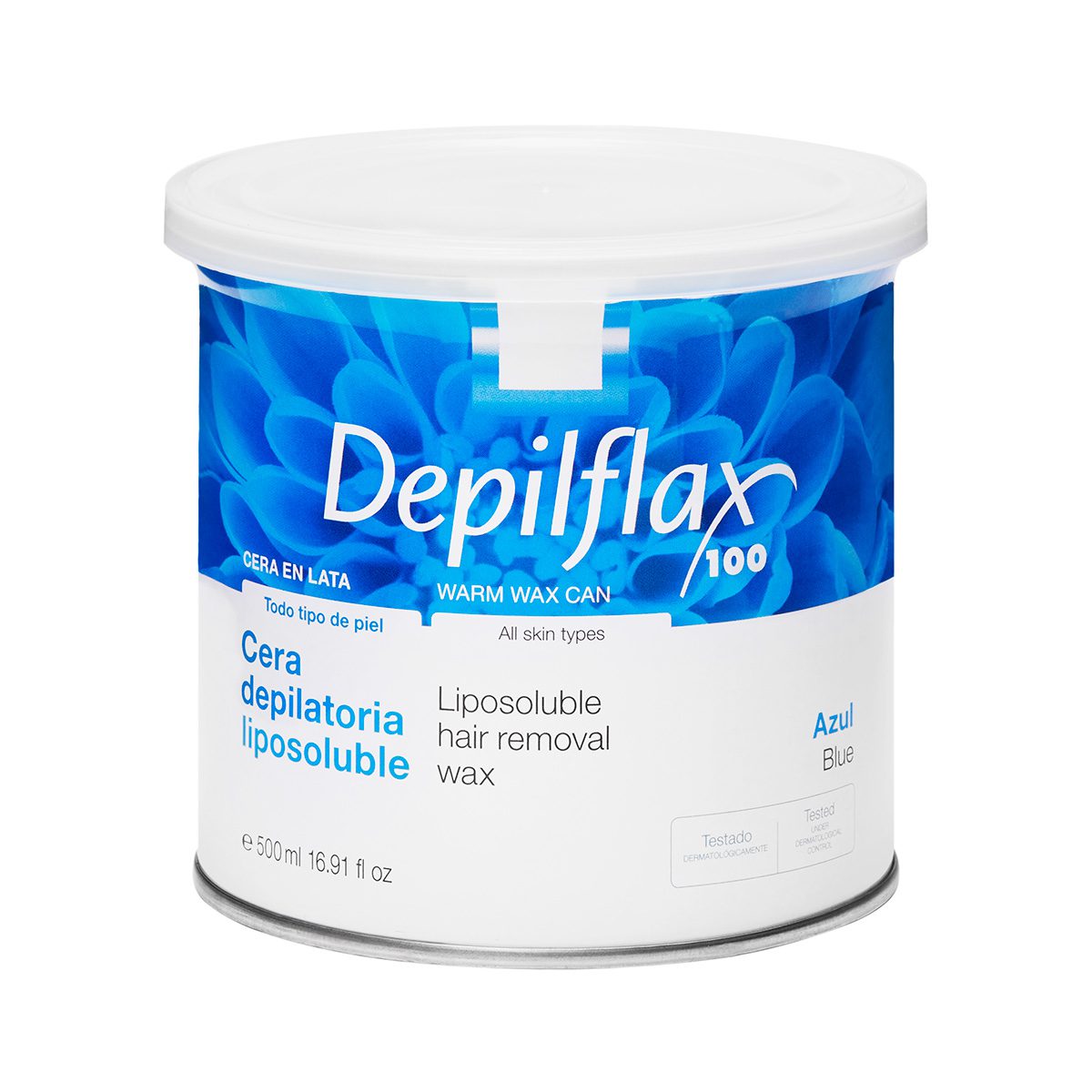 DEPILFLAX Atsuleeni ihokarvanpoistovaha, purkki 500 ml DEPILFLAX Atsuleeni ihokarvanpoistovaha, purkki 500 ml