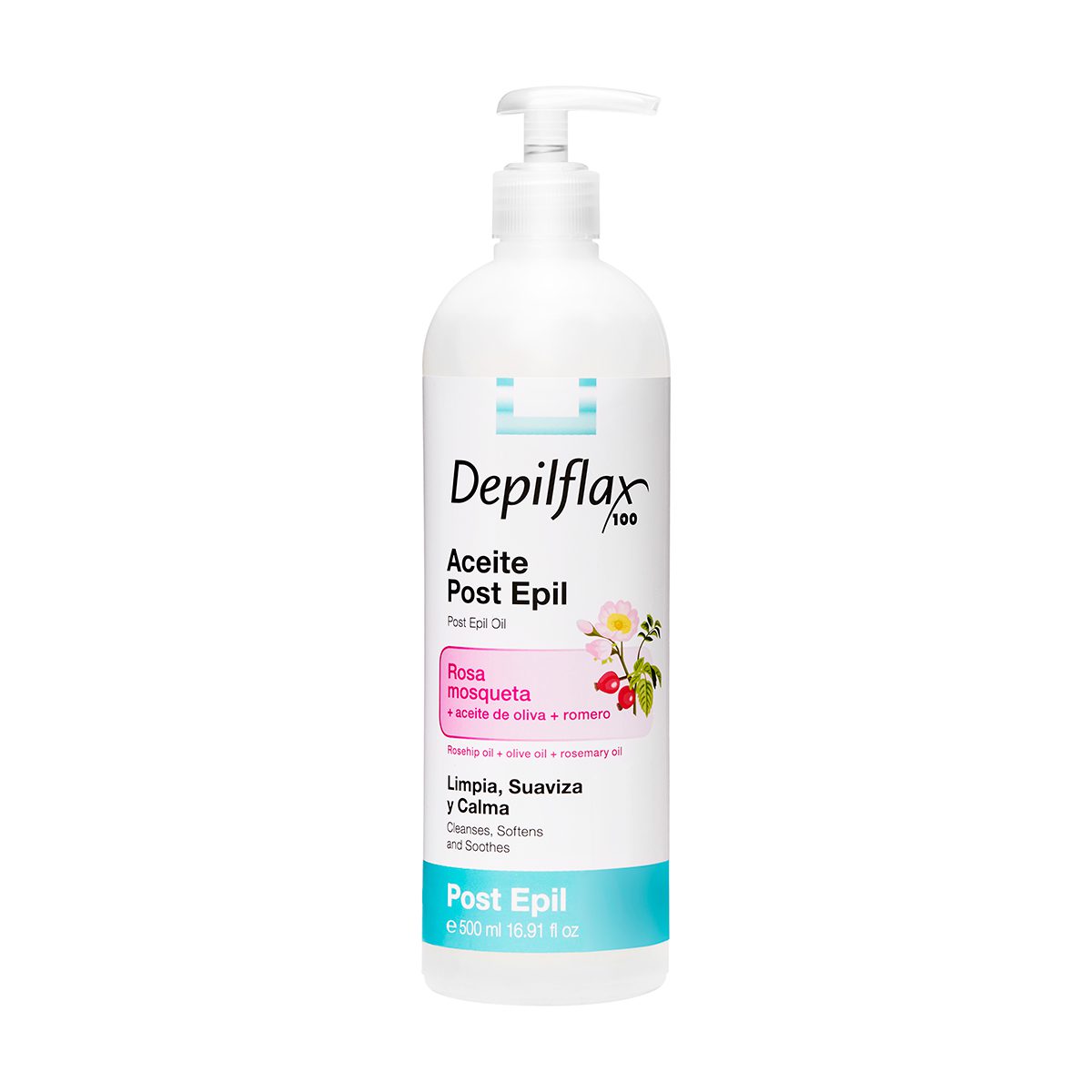 DEPILFLAX Hoitoöljy karvanpoiston jälkeen 500 ml DEPILFLAX Hoitoöljy karvanpoiston jälkeen 500 ml