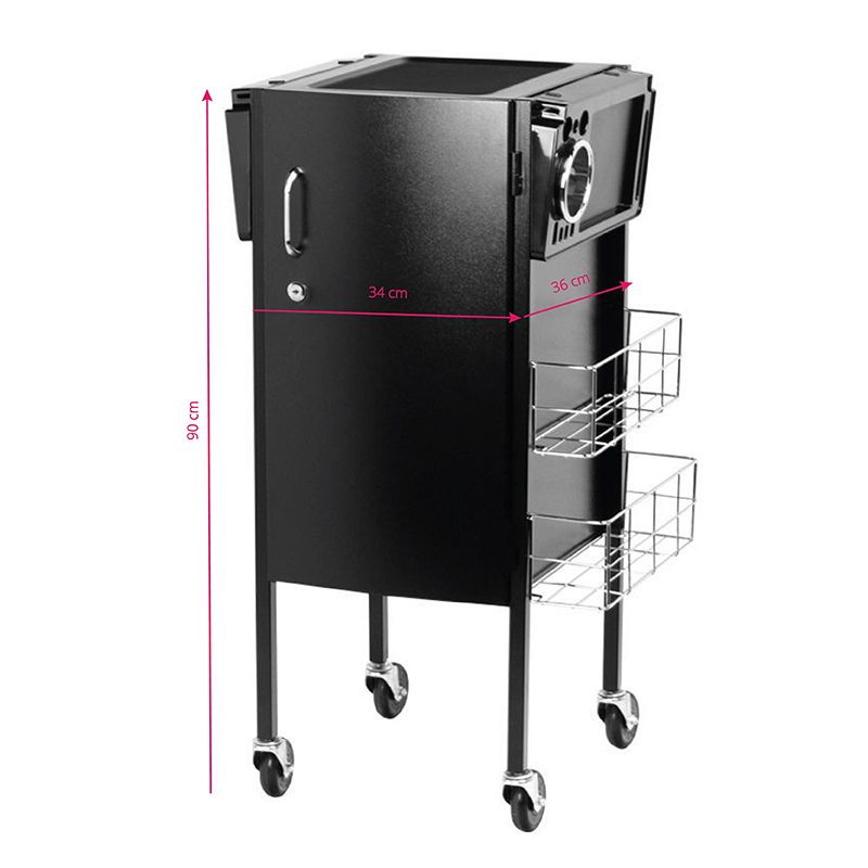 Gabbiano Deluxe 500 työkärry musta Gabbiano Deluxe 500 työkärry musta