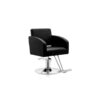 GABBIANO parturituoli BOSS OLD LEATHER, vaaleanruskea HAIR SYSTEM HS40 kampaamotuoli, musta