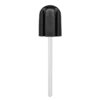 EXO 10 mm/80 hiontapaperi kumisylinteriin, 10 kpl HARD CAP WHITE Kumisylinteri hiontapaperille, Ø 13 mm