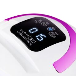 Kynsiuuni Glow S1 Dual UV-LED 168W valkoinen-pinkki Kynsiuuni Glow S1 Dual UV-LED 168W valkoinen-pinkki