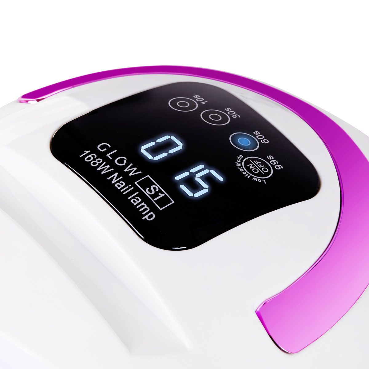 Kynsiuuni Glow S1 Dual UV-LED 168W valkoinen-pinkki Kynsiuuni Glow S1 Dual UV-LED 168W valkoinen-pinkki
