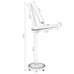 LED ELEGANTE 801-S STANDARD, työvalaisin lattiajalustalla LED ELEGANTE 801-S STANDARD, työvalaisin lattiajalustalla
