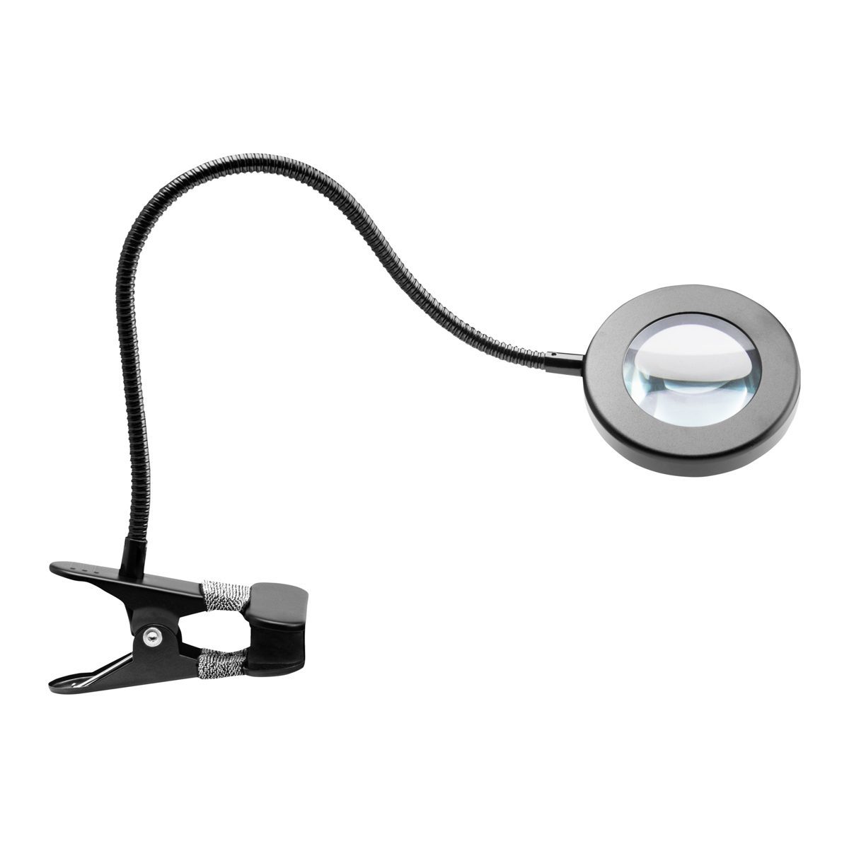 LED-suurennuslamppu pöytä kiinnityksellä, musta LED-suurennuslamppu pöytä kiinnityksellä, musta