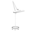 ELEGANTE 6028 60 LED SMD 5D, suurennuslasivalaisin LED-työvalaisin jalustalla ELEGANTE 801-L, WHITE