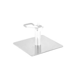 Neliönmuotoinen jalusta kampaamotuoliin Inox L009 Neliönmuotoinen jalusta kampaamotuoliin Inox L009