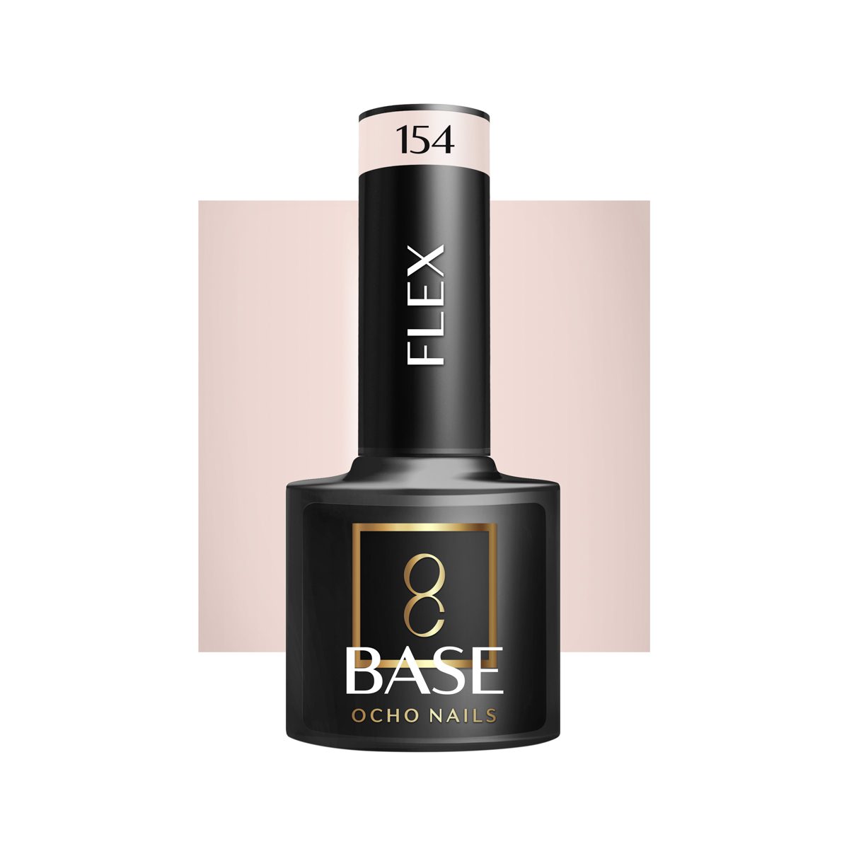 OCHO NAILS Flex Base 154 hybridi aluslakka 5 ml OCHO NAILS Flex Base 154 hybridi aluslakka 5 ml