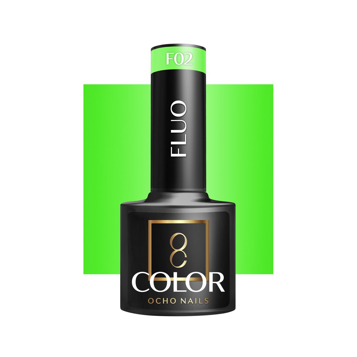 OCHO NAILS fluoresoiva hybridilakka F02 FLUO 5 ml OCHO NAILS fluoresoiva hybridilakka F02 FLUO 5 ml