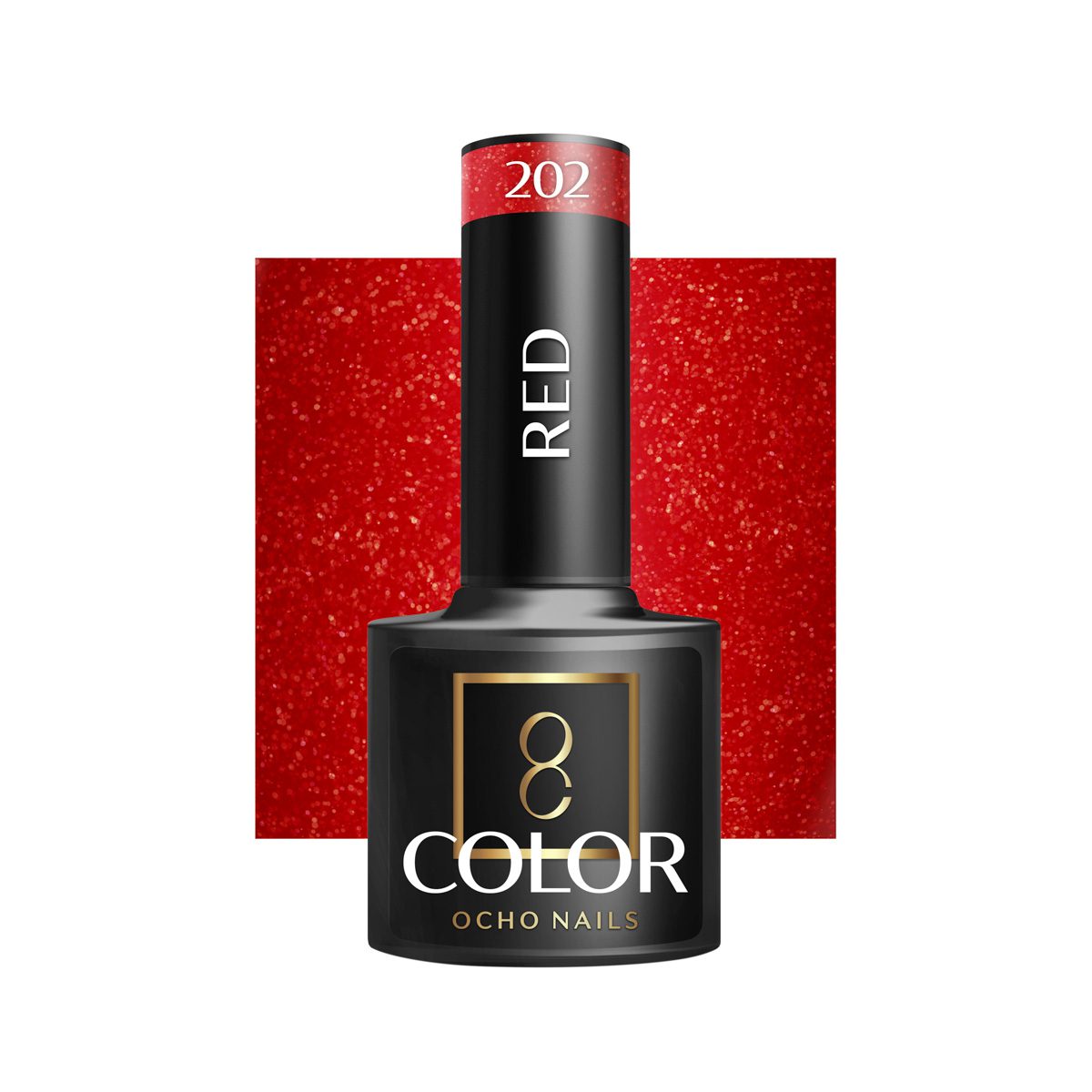 OCHO NAILS hybridilakka 202 punainen 5 ml OCHO NAILS hybridilakka 202 punainen 5 ml