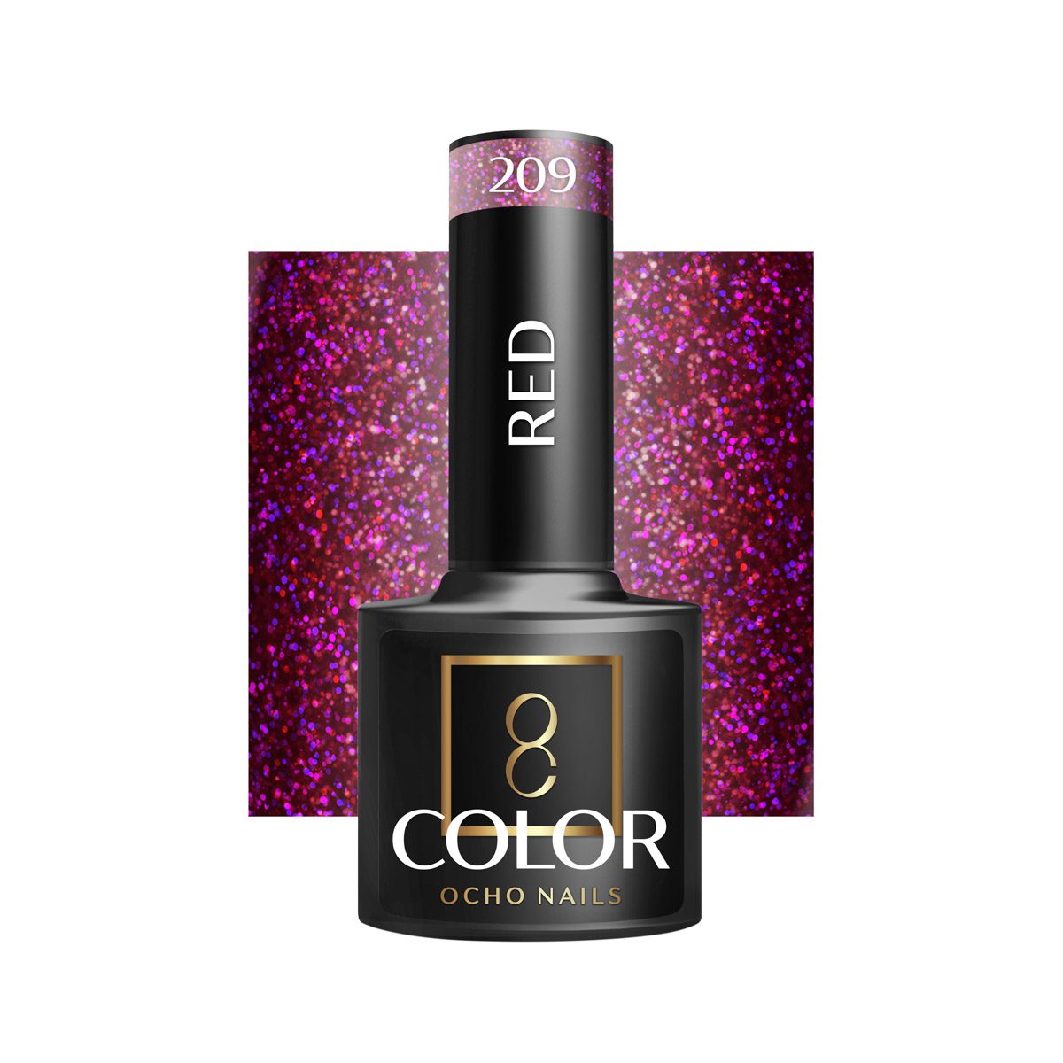 OCHO NAILS hybridilakka 209 punainen 5 ml OCHO NAILS hybridilakka 209 punainen 5 ml