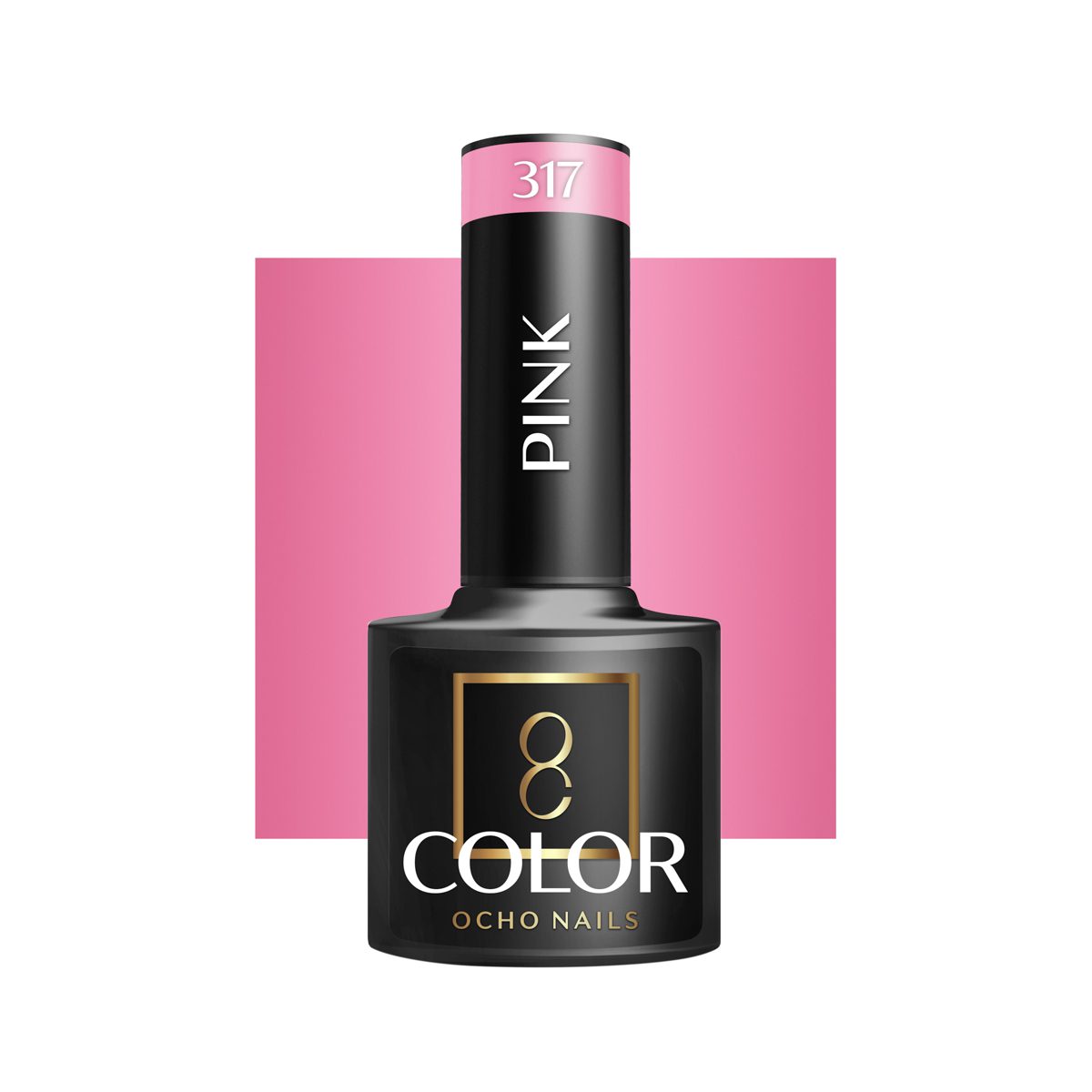 OCHO NAILS hybridilakka 317 pinkki 5 ml OCHO NAILS hybridilakka 317 pinkki 5 ml