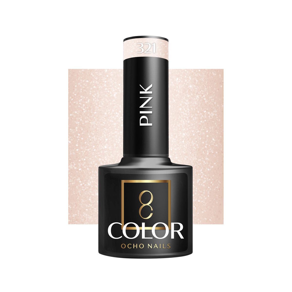 OCHO NAILS hybridilakka 321 pinkki 5 ml OCHO NAILS hybridilakka 321 pinkki 5 ml