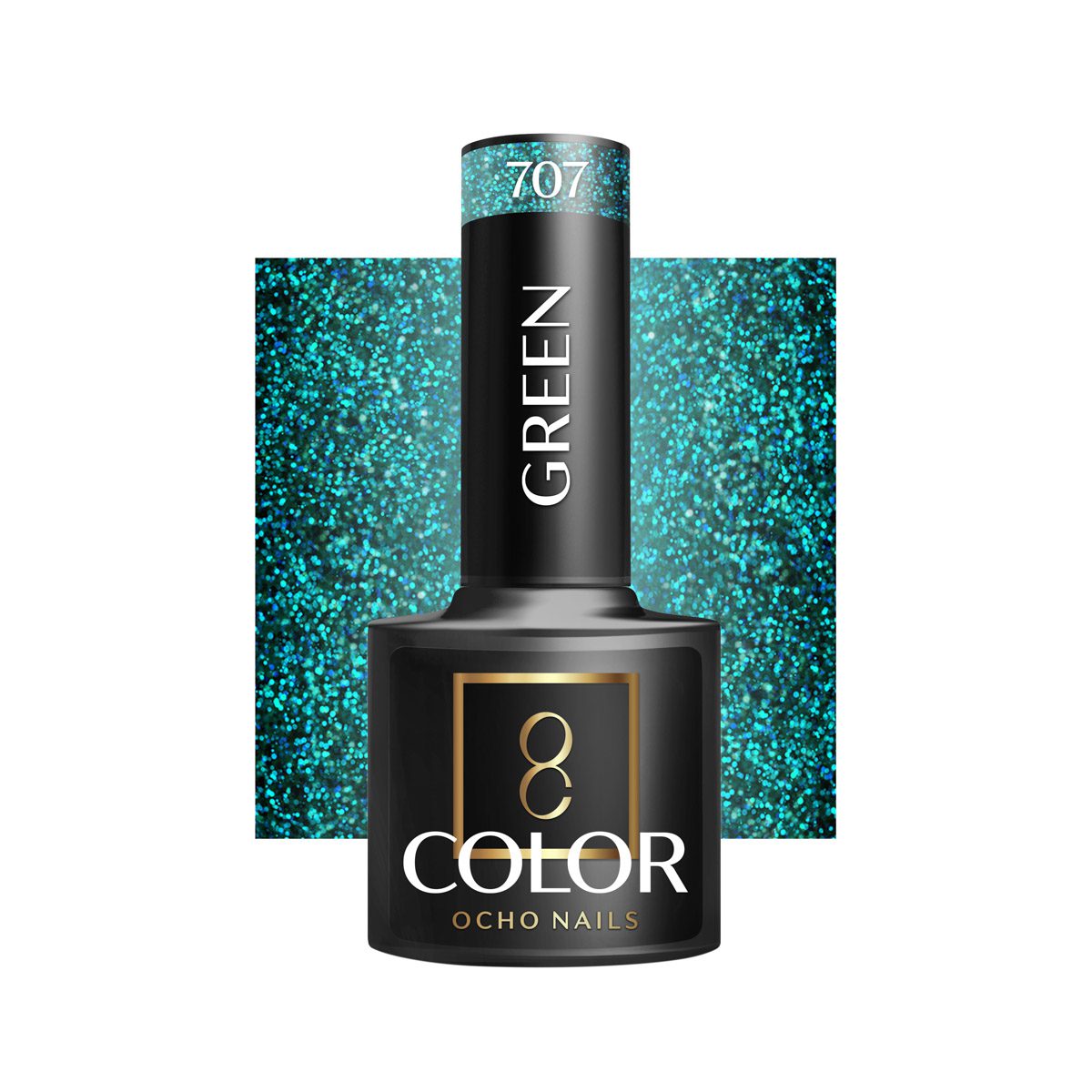 OCHO NAILS hybridilakka 707 vihreä 5 ml OCHO NAILS hybridilakka 707 vihreä 5 ml