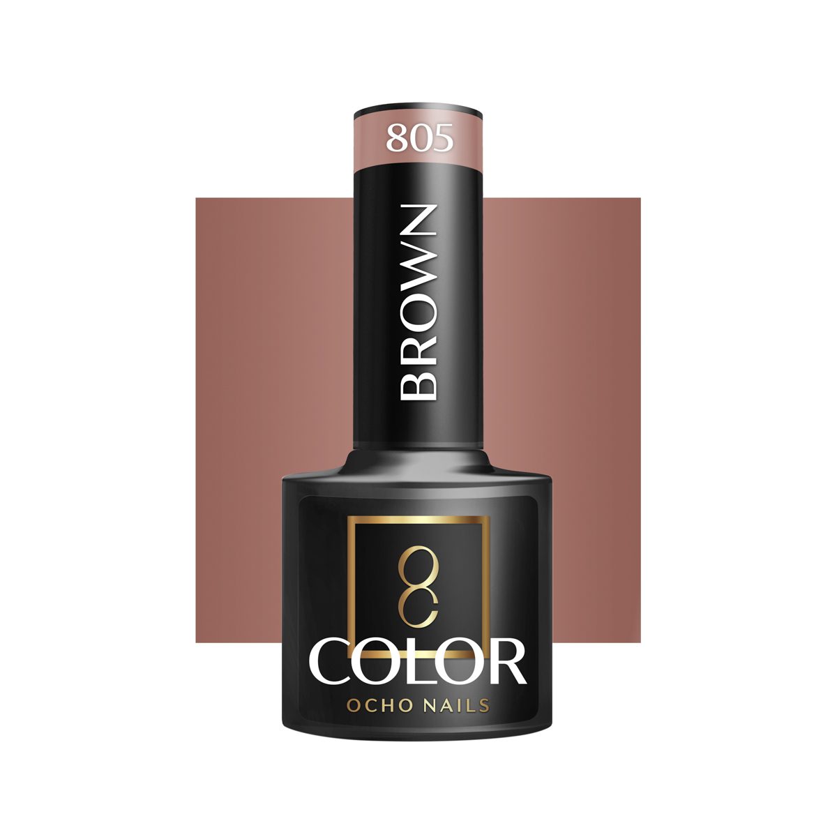 OCHO NAILS hybridilakka 805 ruskea 5 ml OCHO NAILS hybridilakka 805 ruskea 5 ml